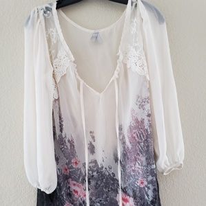Chiffon Floral Blouse